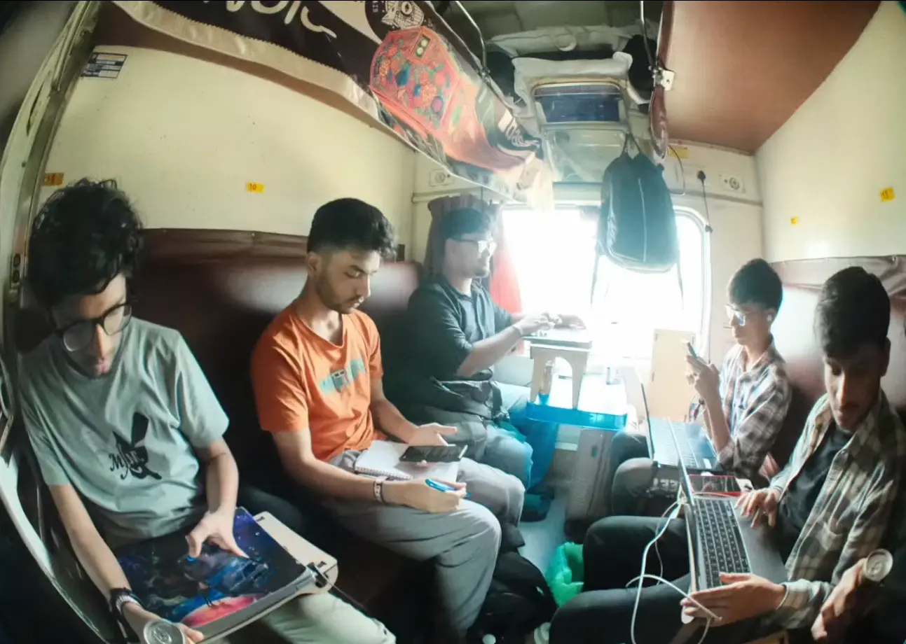hacking-on-train